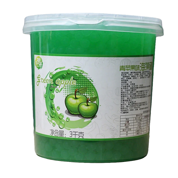 Green Apple Popping Boba