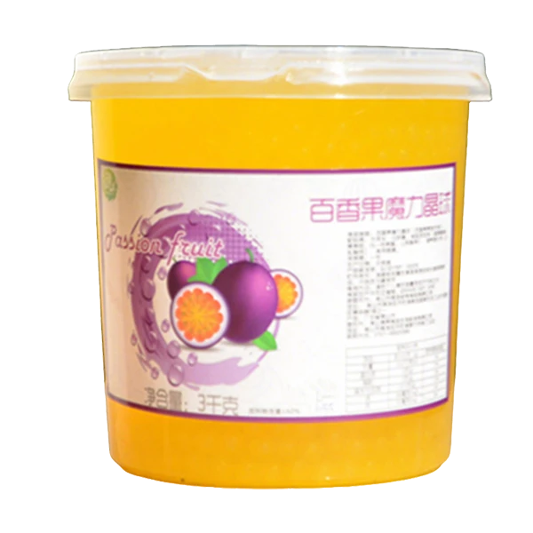 Passion Fruit Popping Boba